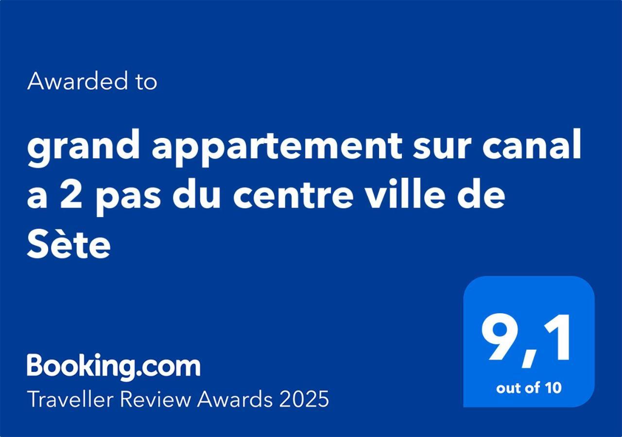 Grand Appartement Sur Canal A 2 Pas Du Centre Ville De Sète Exteriér fotografie